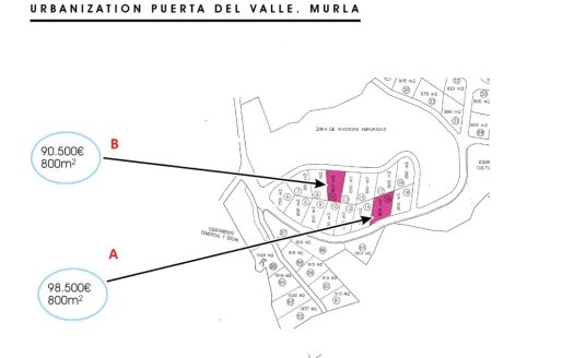 BP6451MUR – Grondstuk in Puerta del Valle Murla