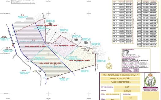 BP4304CAL – Grondstuk in Partida Garduix Calpe