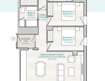 BPC4XY4505CAL – Appartement in Centro Calpe