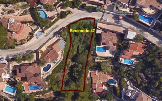 BP3101MOR – Grondstuk in Benimeit Moraira